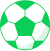bol de futebol verde